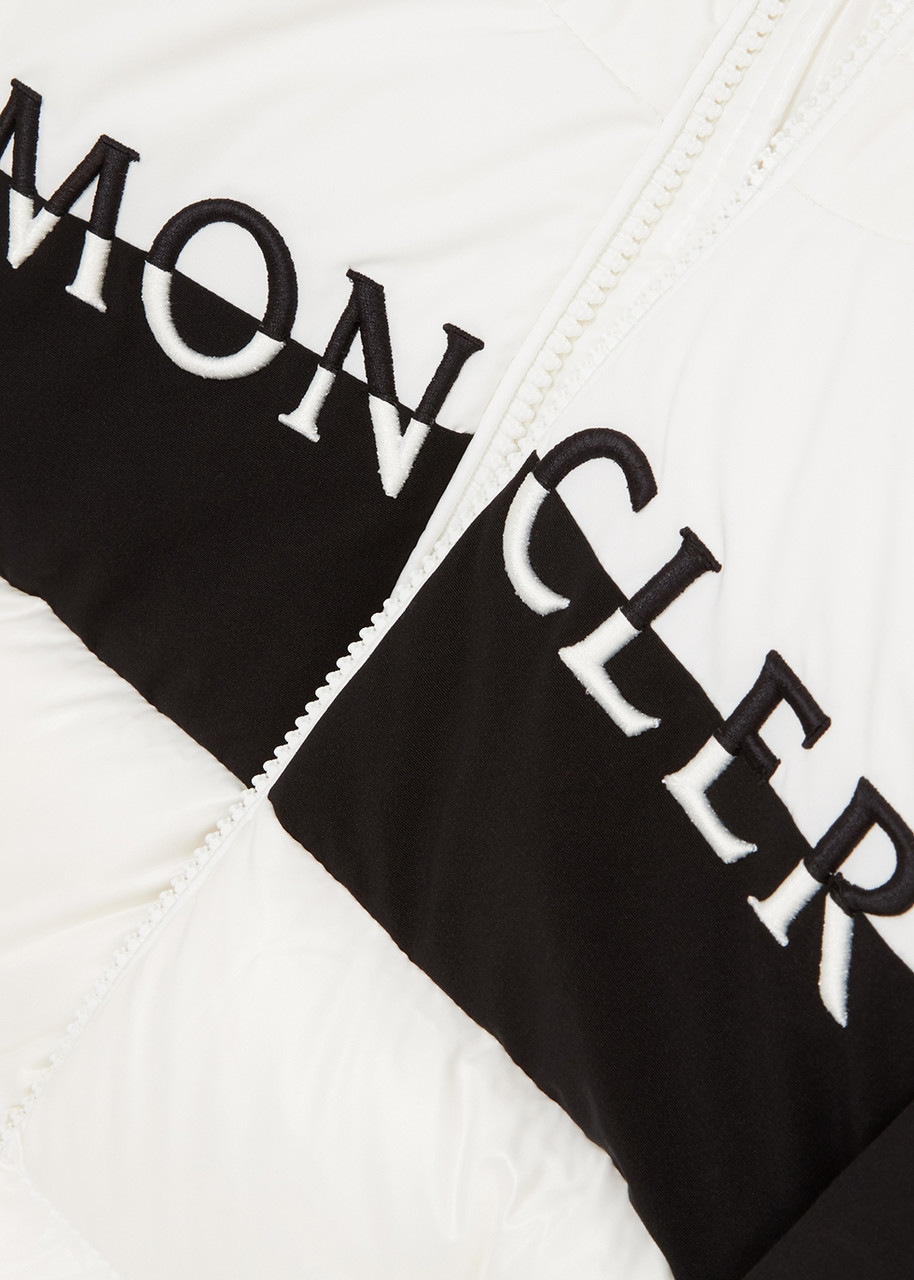Moncler Kids Laotari Quilted Shell Jacket (6 Years) In White Other