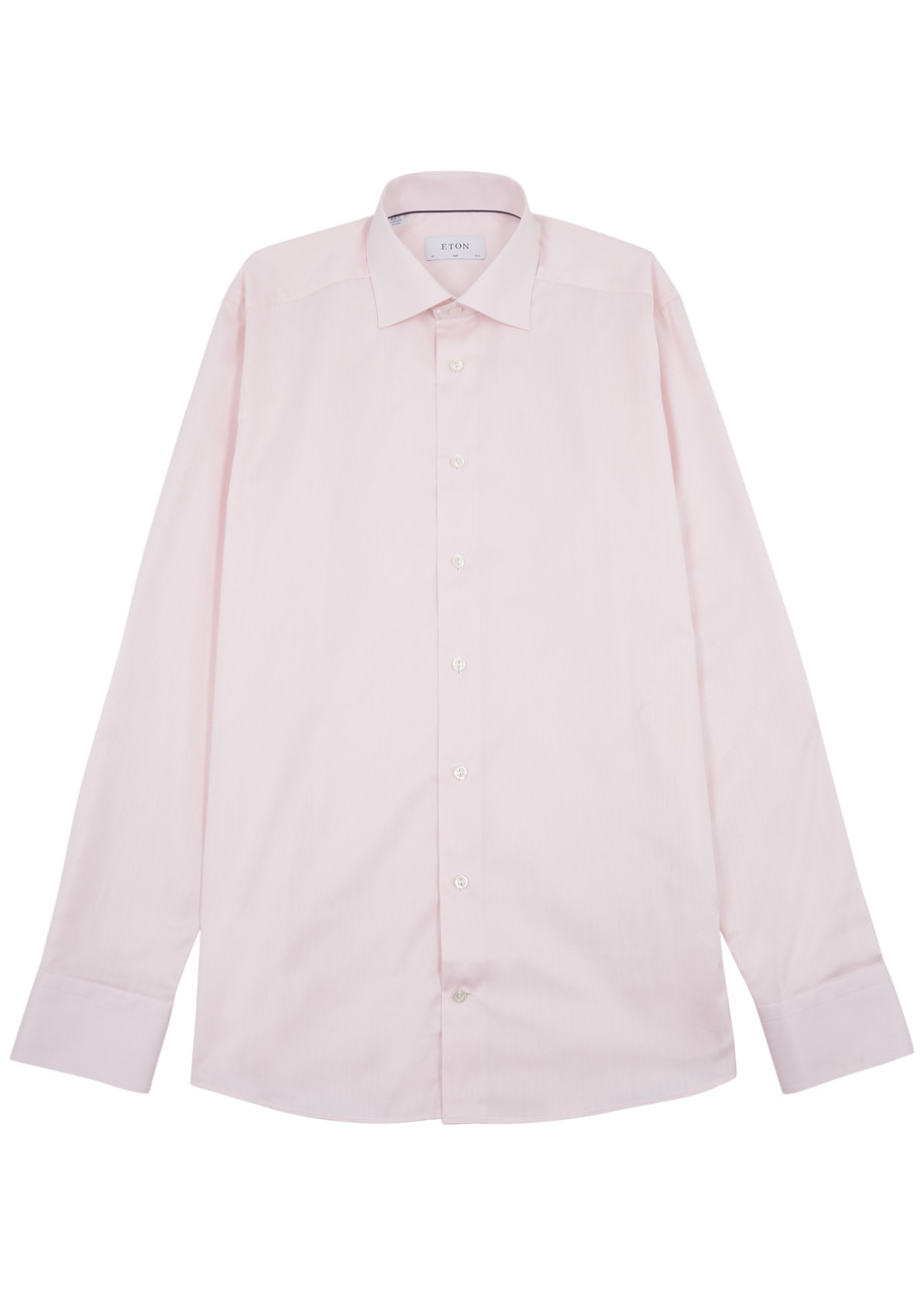 Eton Cotton-twill Shirt - Pink - 38