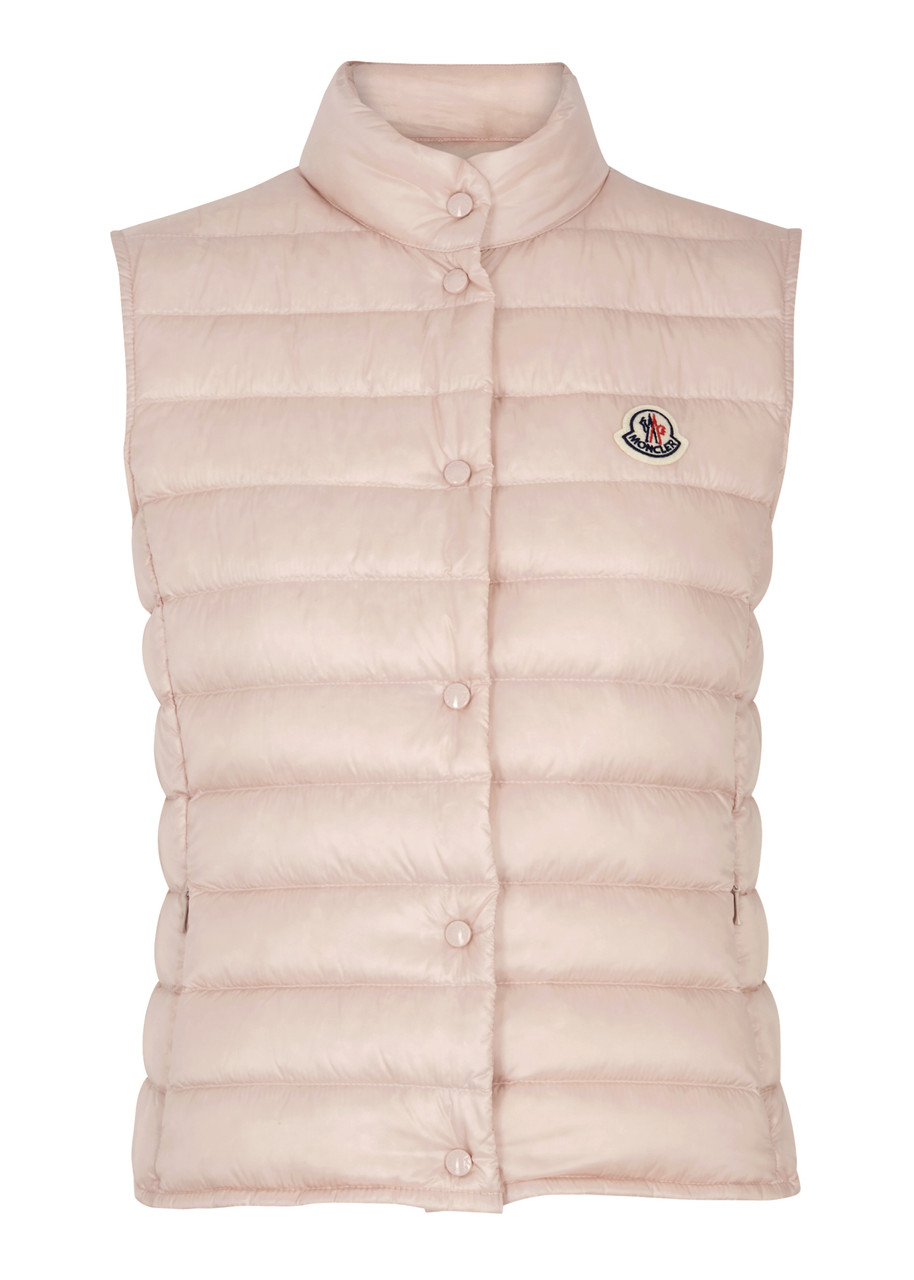 Moncler Doudoune Sans Manches Liane In Beige