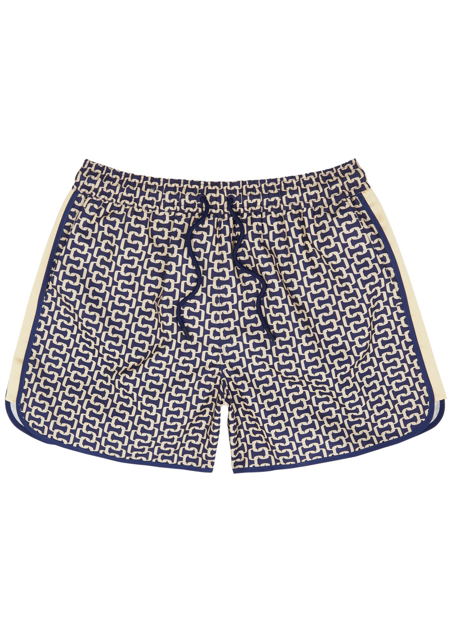 Che Ché Runner Printed Shell Swim Shorts, Shorts, Navy