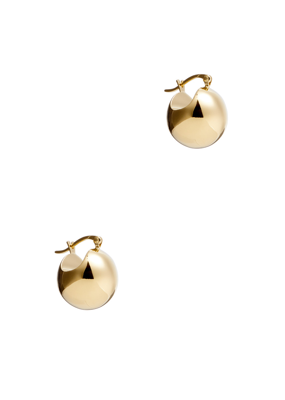 Lie Studio The Ingrid 18kt Gold-plated Drop Earrings In Gold