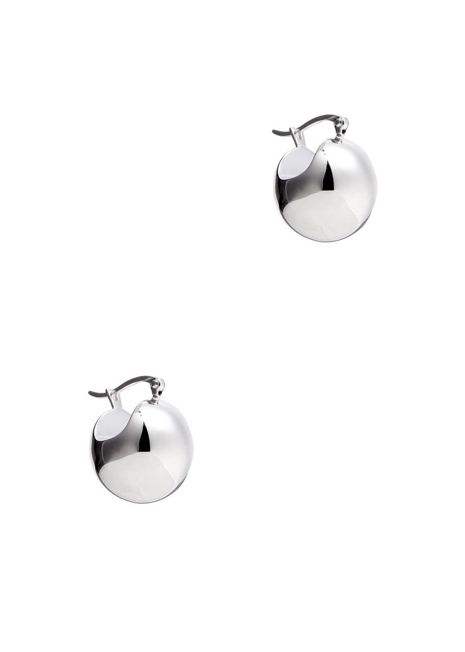 Lie Studio The Ingrid Sterling Silver Drop Earrings In Silver