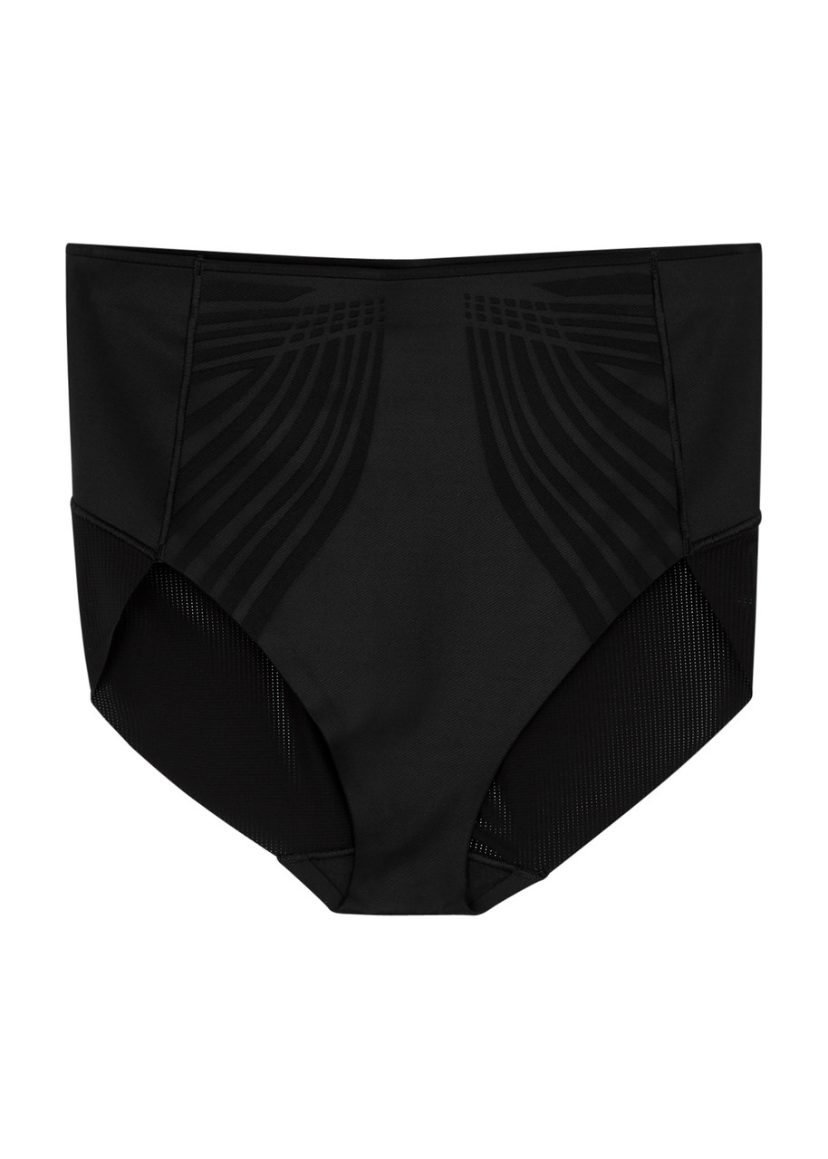 SPANX Suit Your Fancy High Waist Thong in Very Black