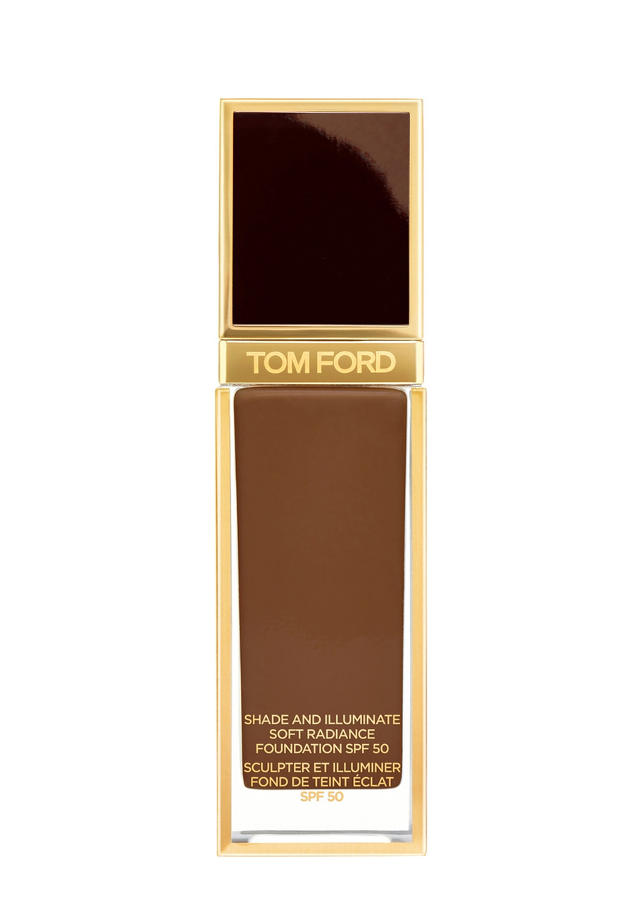 Tom Ford Shade and Illuminate Soft Radiance Foundation SPF 50, Makeup, Nu19 Walnut, 125, Sun Protection, Radiant Finish - 12.5 Walnut