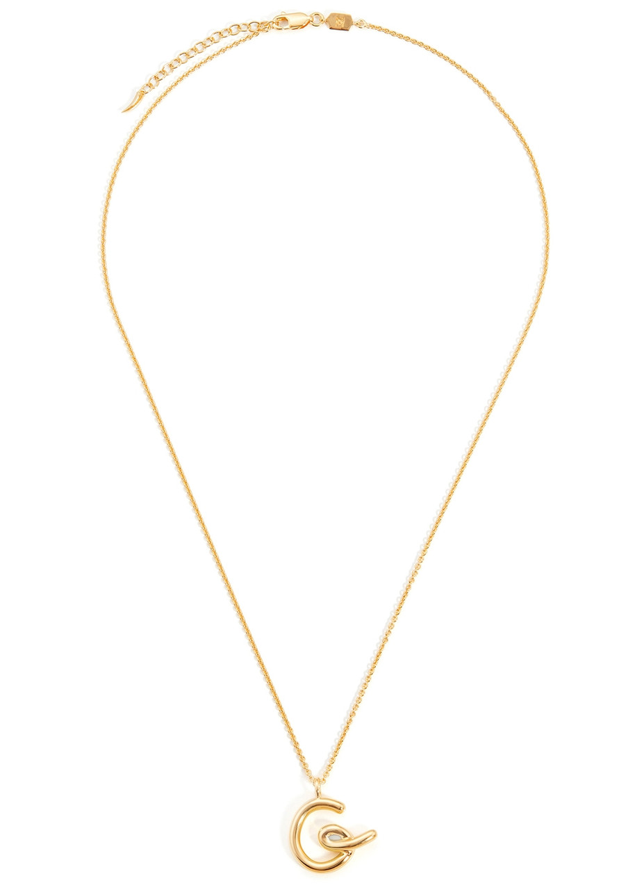 Missoma G Initial 18kt Gold-plated Necklace In Gold