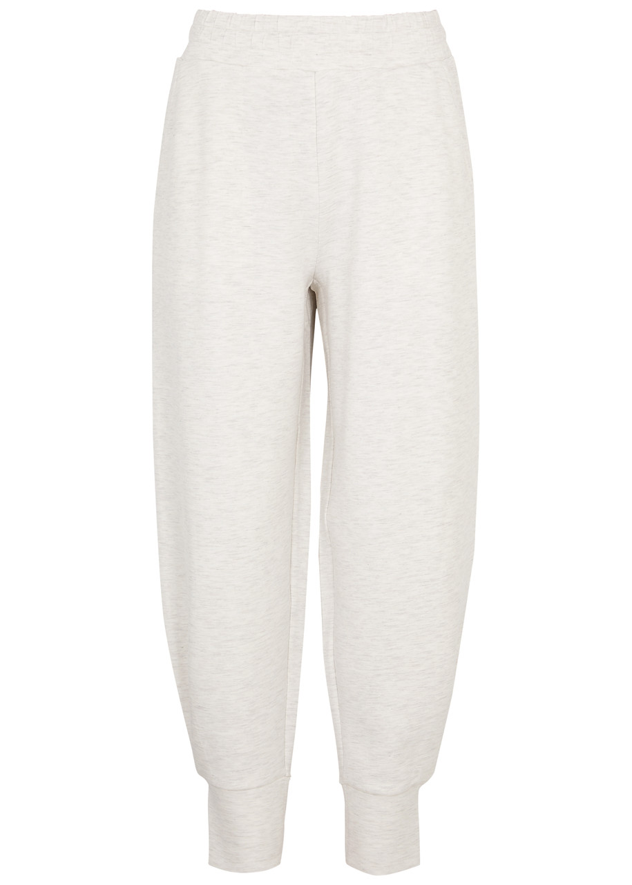 Varley The Slim Cuff Pant 27.5 Stretch-jersey Sweatpants In Ivory