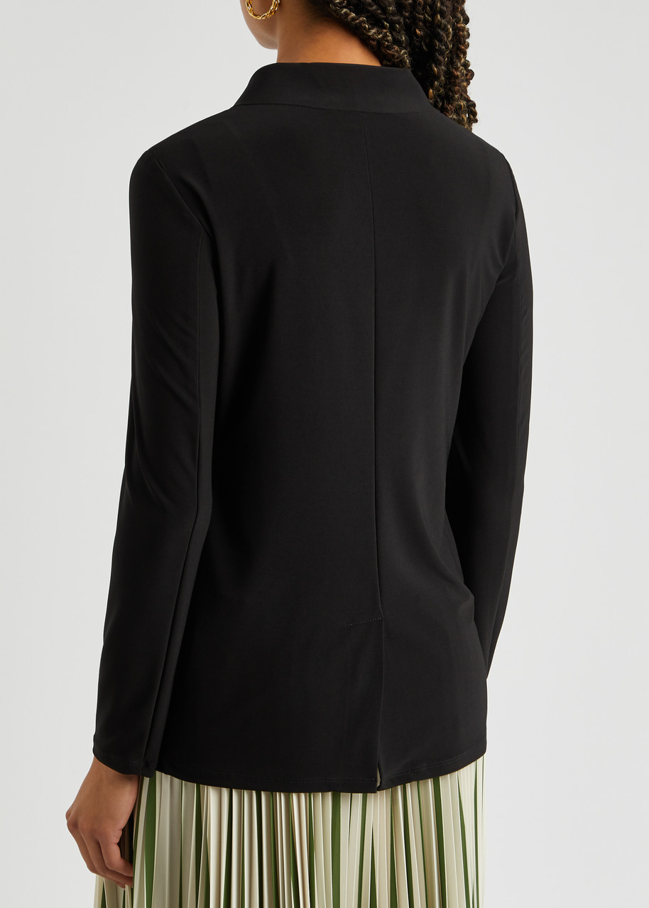  Mm Acro Stretch-jersey Blazer - Black - M (uk 12 / M) 