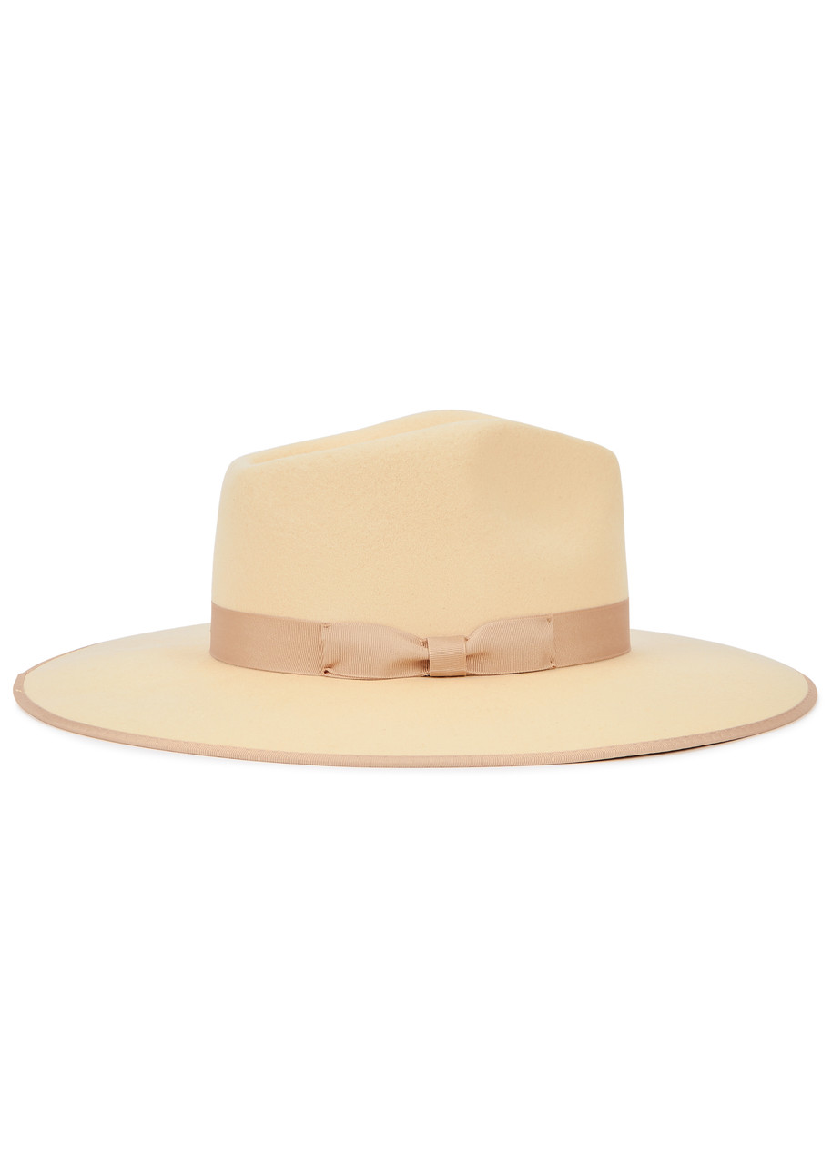 Lack OF Color Rancher Wool Felt Fedora - Ivory