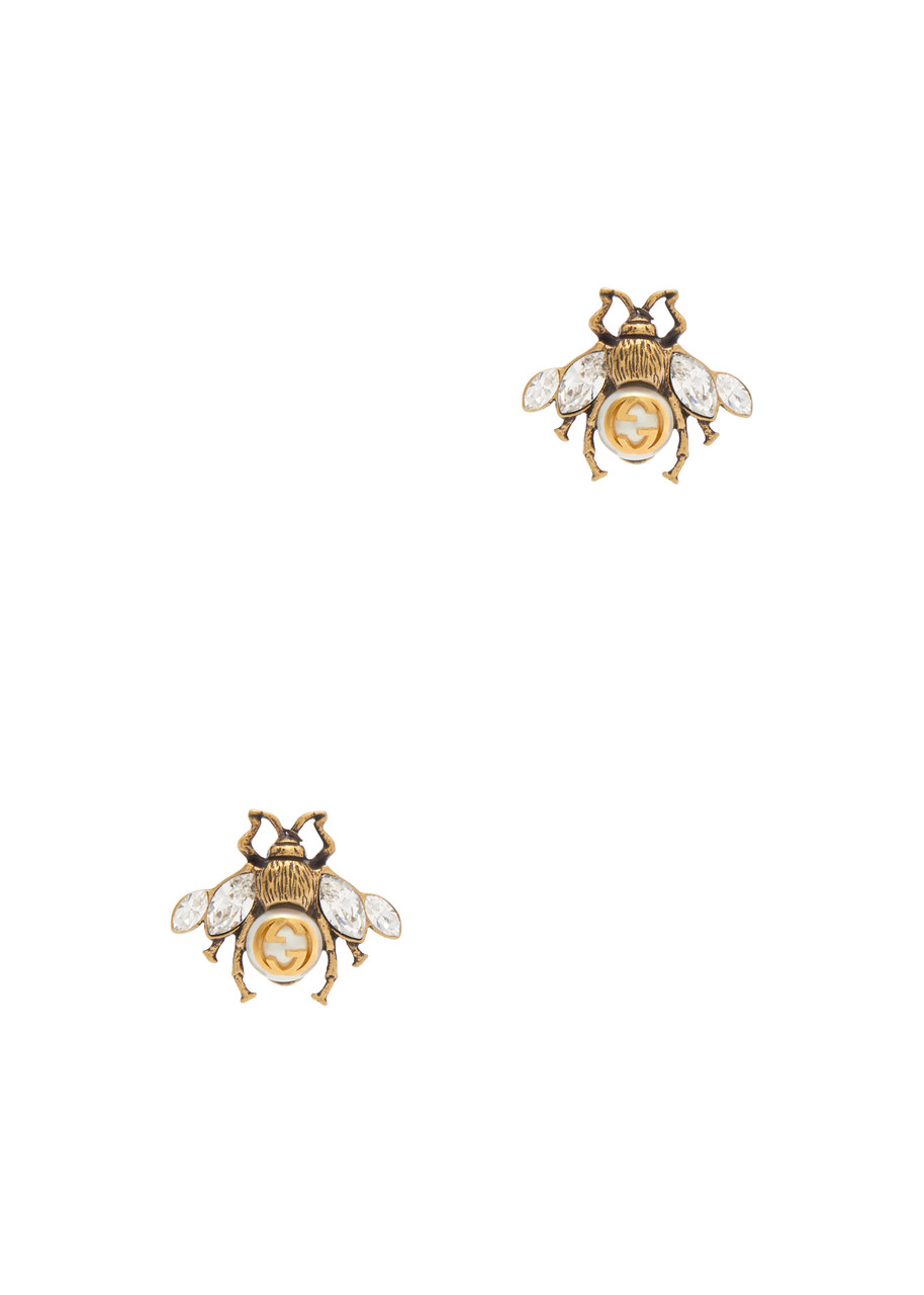 Gucci GG Bee Stud Earrings - Gold - One Size
