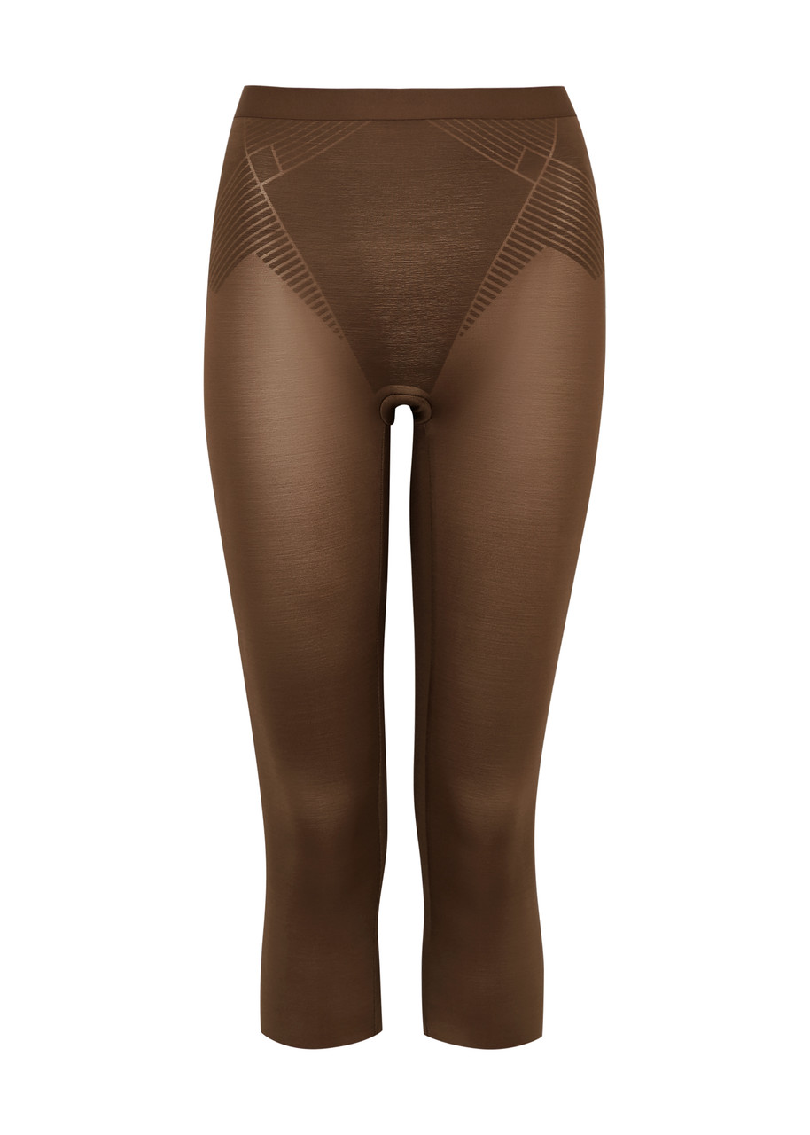 Spanx Thinstincts 2.0 High-waist Leggings In Brown