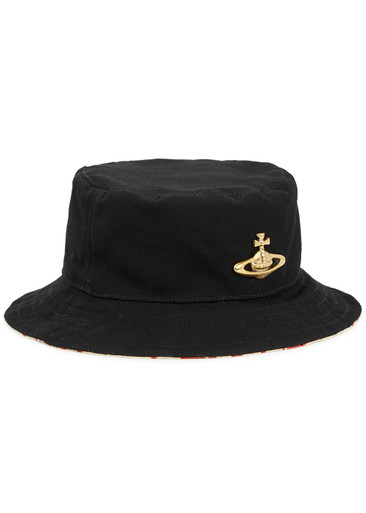 VIVIENNE WESTWOOD Black recycled cotton bucket hat | Harvey Nichols