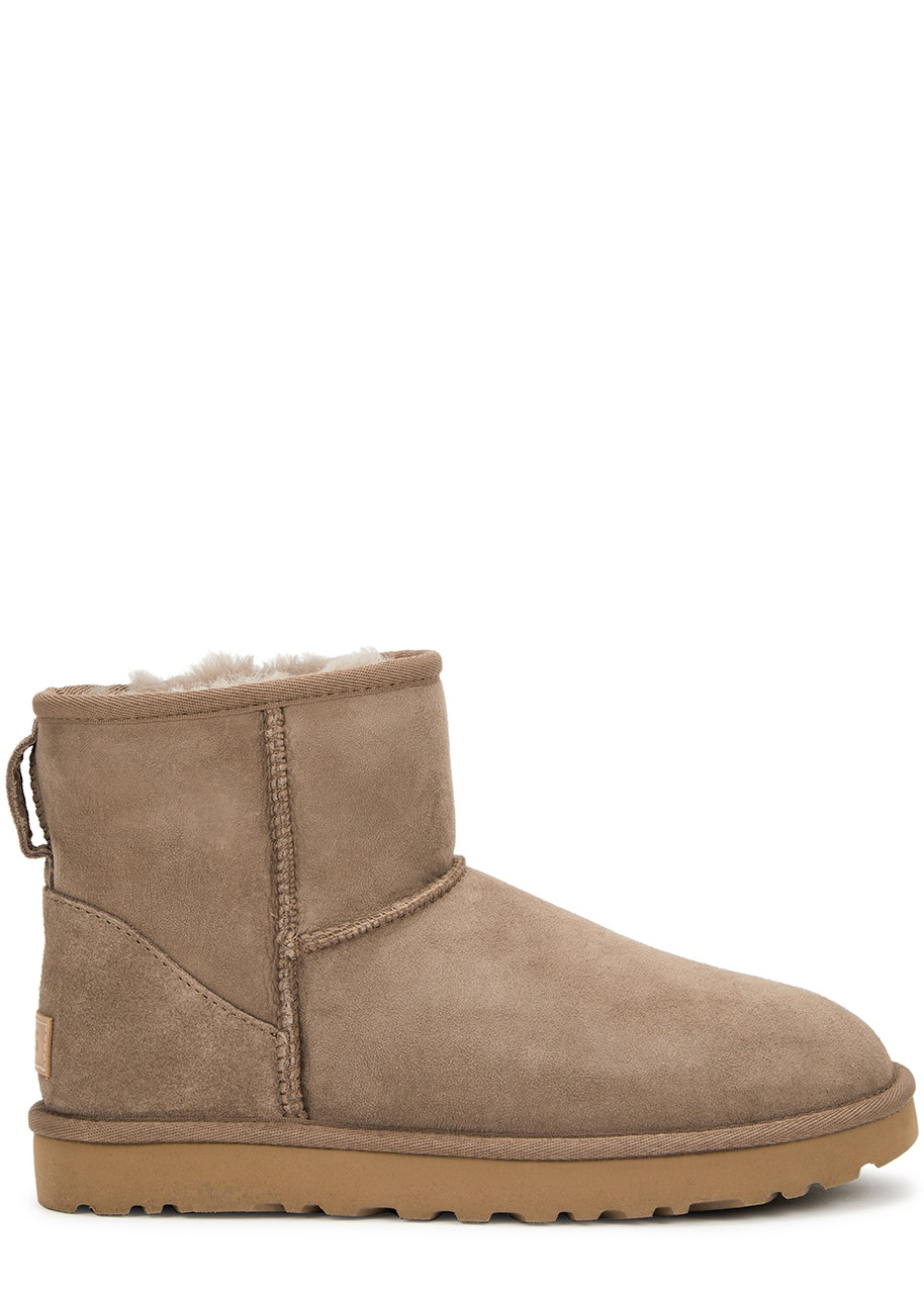 Ugg Classic Mini II Suede Boots - Light Brown - 4