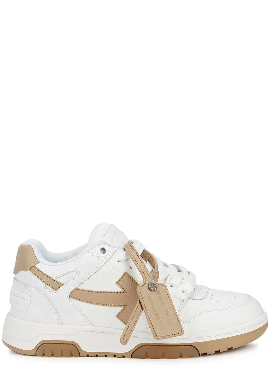 Shop Off-white Out Of Office White Leather Sneakers