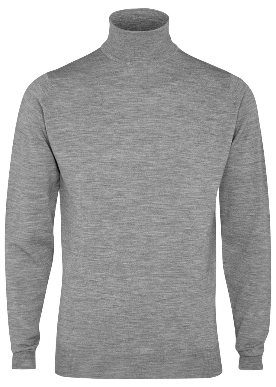 John Smedley Cherwell Merino Wool Jumper - Silver - Xxl