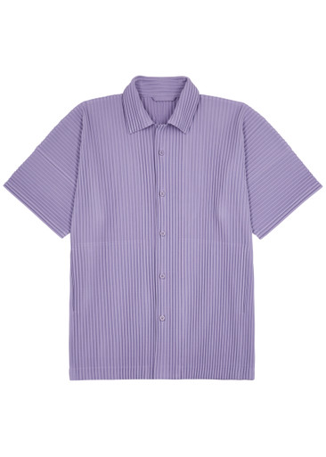 HOMME PLISSÉ ISSEY MIYAKE Pleated jersey shirt | Harvey Nichols