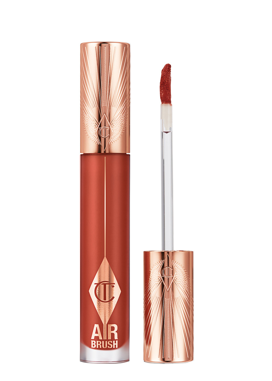 Charlotte Tilbury Airbrush Flawless Lip Blur, Lip Gloss, Flame Blur In Flame Blur
