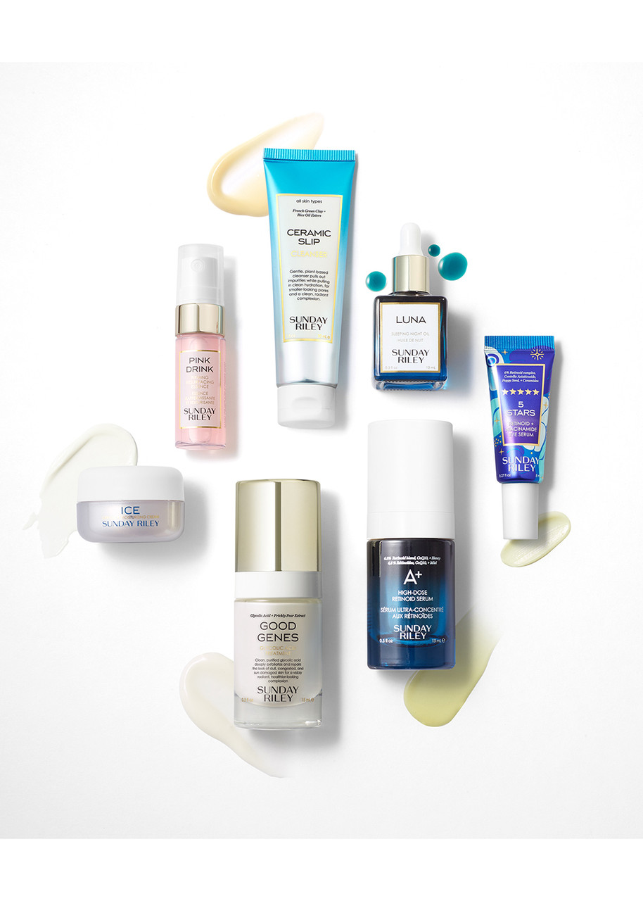  Sunday Riley Go To Bed With Me Evening Routine, Gift Sets, Acetate 