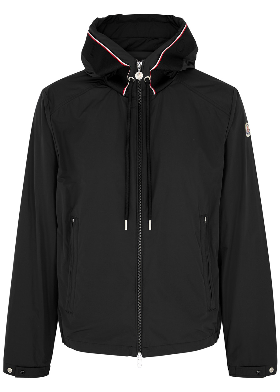 Moncler Mira Hooded Shell Jacket In Black