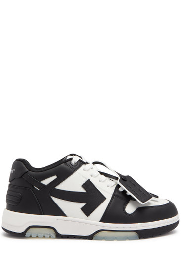 OFF-WHITE Out Of Office leather sneakers | Harvey Nichols