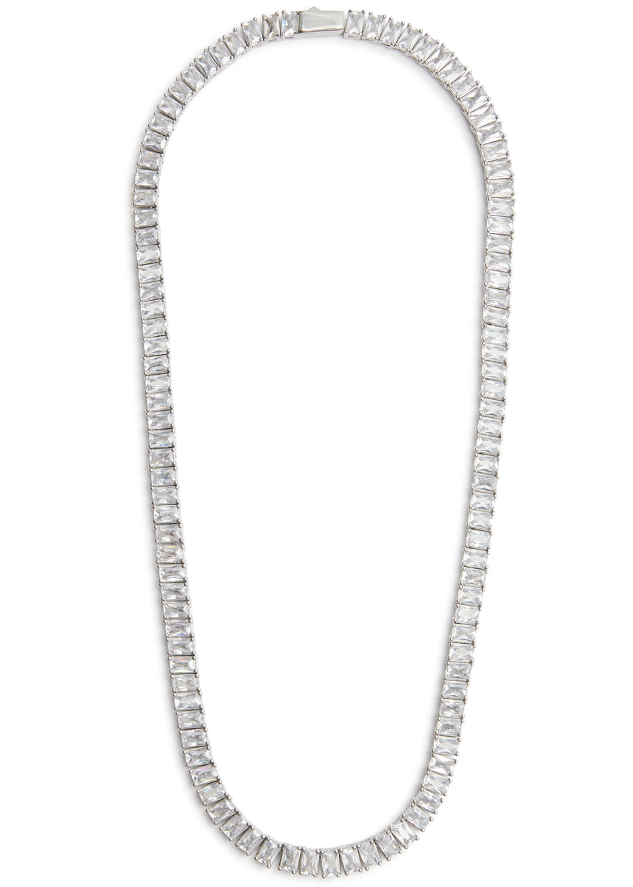 FALLON FALLON CRYSTAL-EMBELLISHED CHOKER