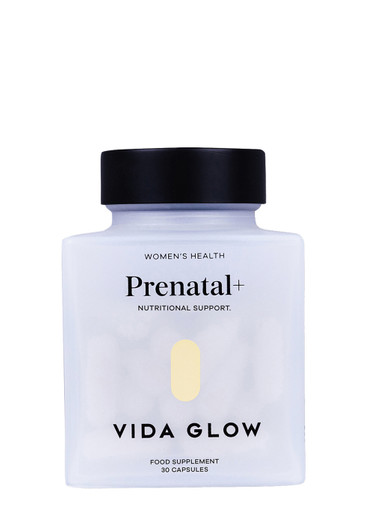 Vida Glow Prenatal + Capsules, Supplements, Lopi, B Vitamins In White