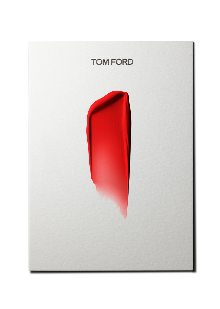 Tom Ford Liquid Lip Luxe Matte, Lipstick, Carnal Red, Long-lasting, Transfer-resistant, Black Rose O In 129 Carnal Red