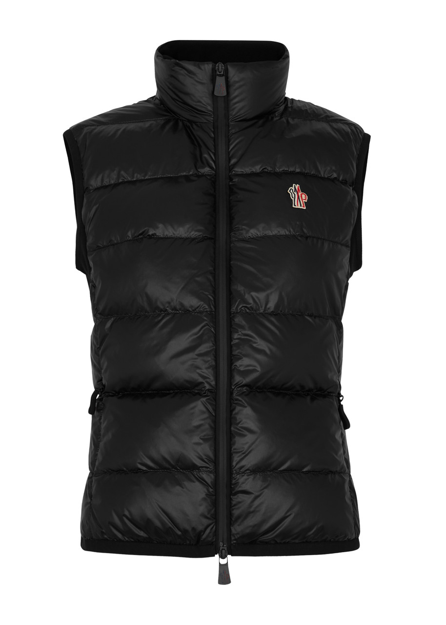 Moncler Grenoble Day-namic Quilted Shell and Stretch-jersey Gilet - Black - S