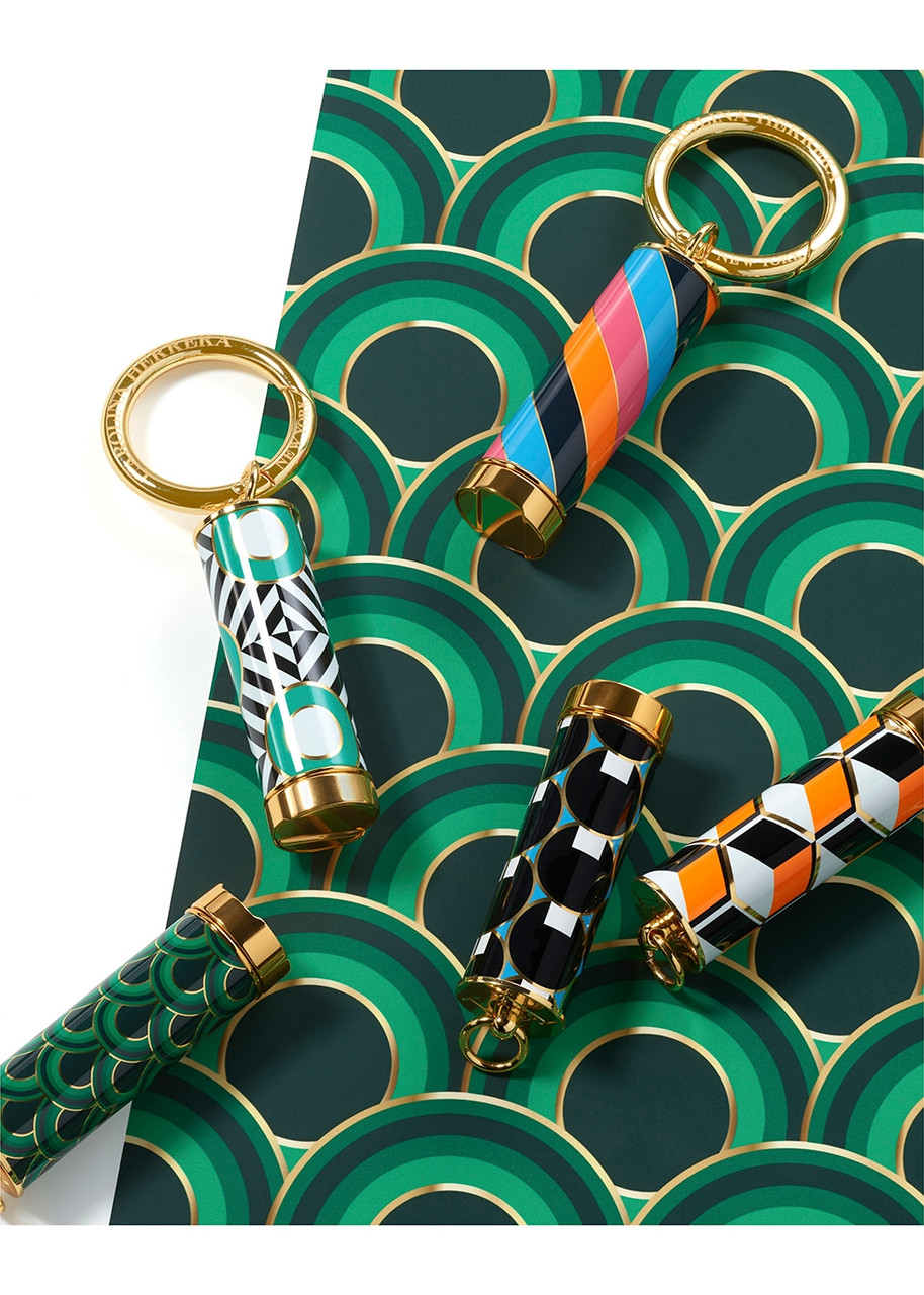 Carolina Herrera The Lipstick Cap In Blue Dots