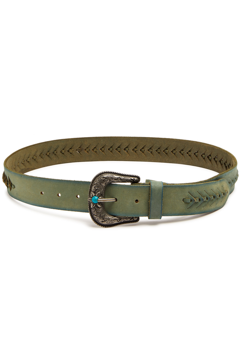 Free People Lennon Woven Leather Belt