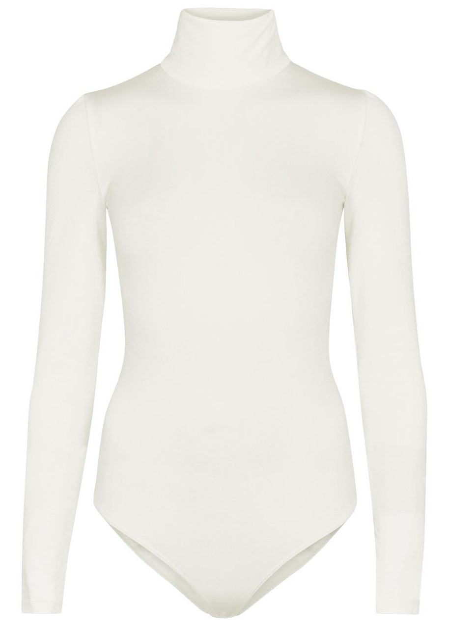 Wolford Colorado Cotton-blend Bodysuit In White
