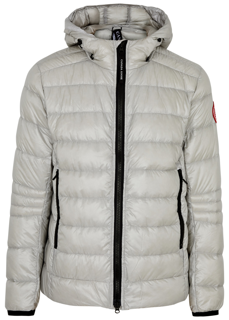 Canada Goose Crofton Quilted Shell Jacket In Silver