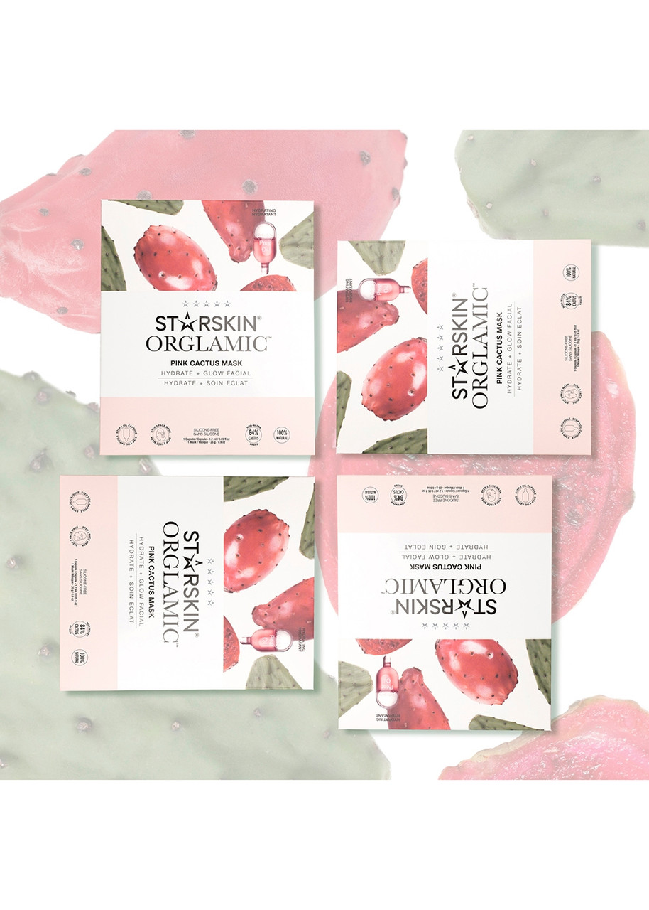  Starskin Pink Cactus Face Mask 3+1 