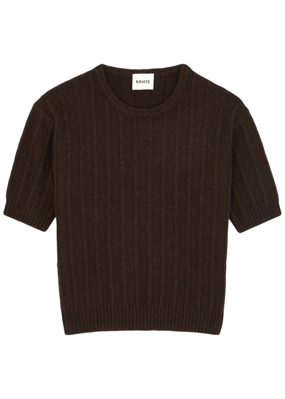 Khaite Esmeralda Ribbed Cashmere Jumper - Black - L (UK 14 / L)