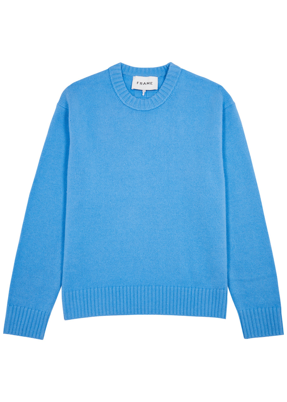 Frame Cashmere Sweater In Blue