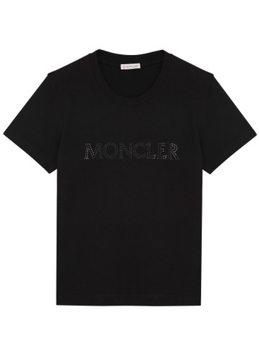 [新品]✨ MONCLER ペリカン刺繍 ブラック Tシャツ 中古・古着通販】MONCLER (モンクレール) ロゴ刺繍Tシャツ