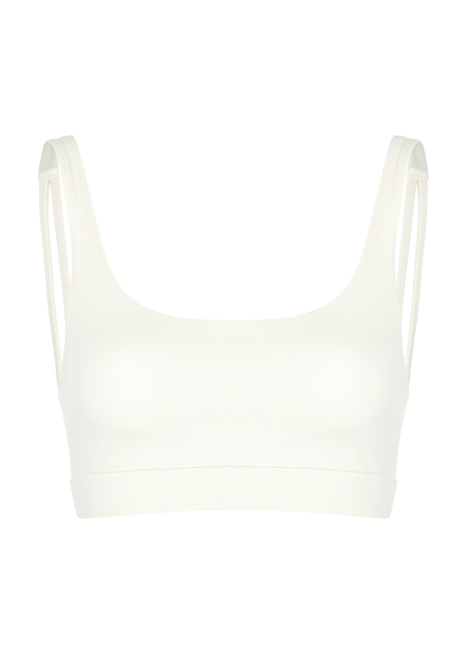 Girlfriend Collective Andy Bra Top In Ivory