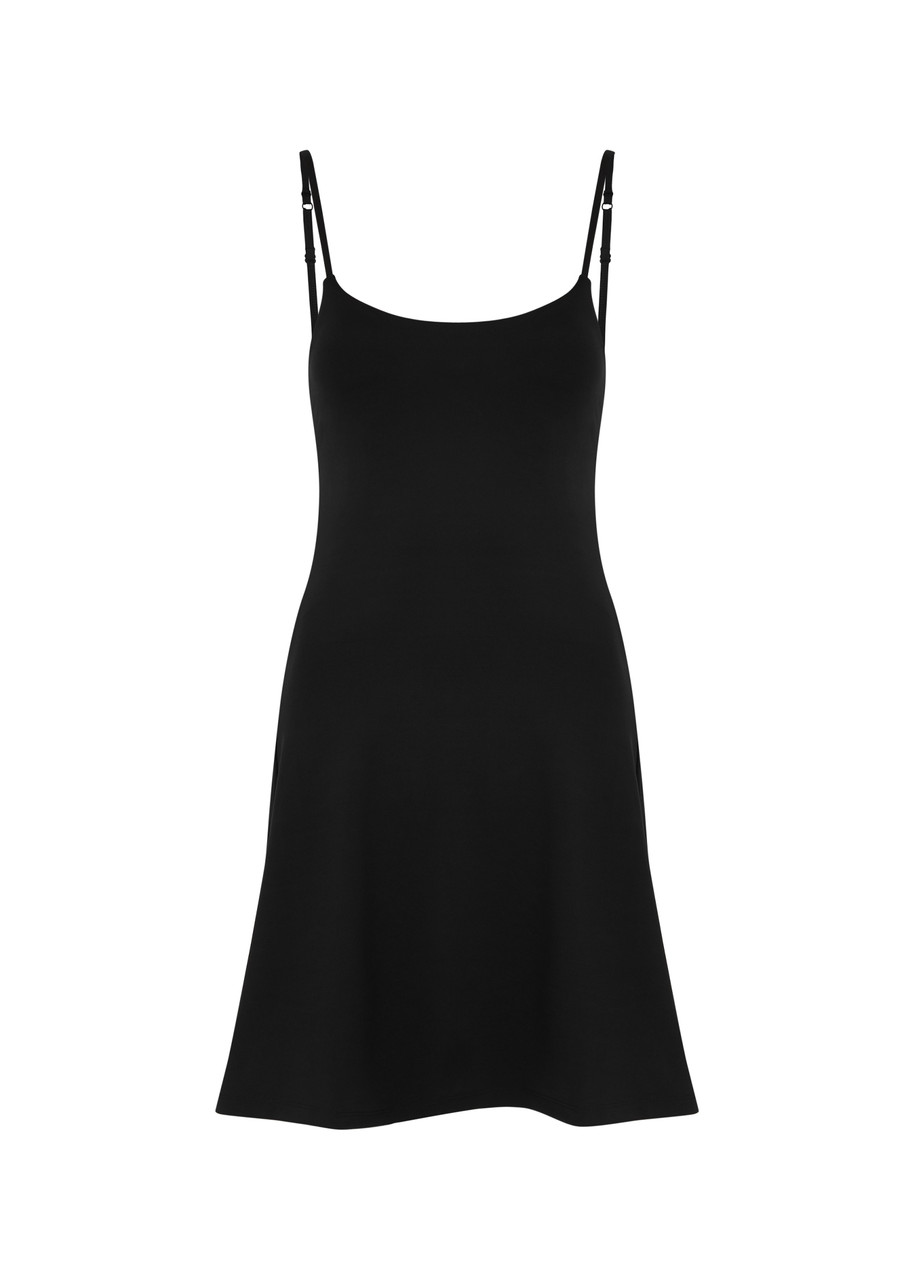 Girlfriend Collective Float Juliet Mini Dress - Black - S