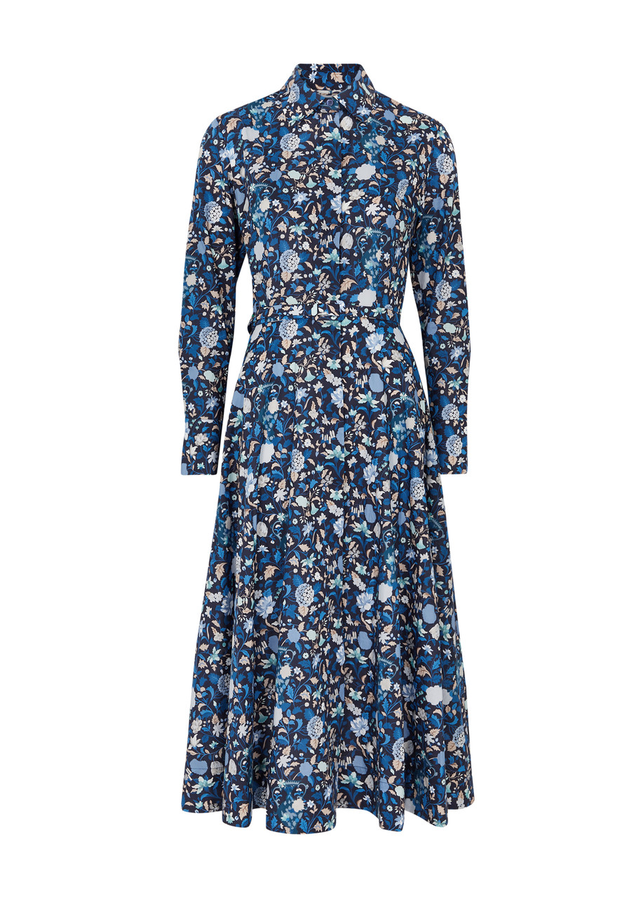 EVI GRINTELA EVI GRINTELA LANA FLORAL-PRINT COTTON MIDI DRESS