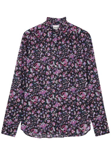 ISABEL MARANT ÉTOILE Gamble floral-print cotton shirt | Harvey Nichols
