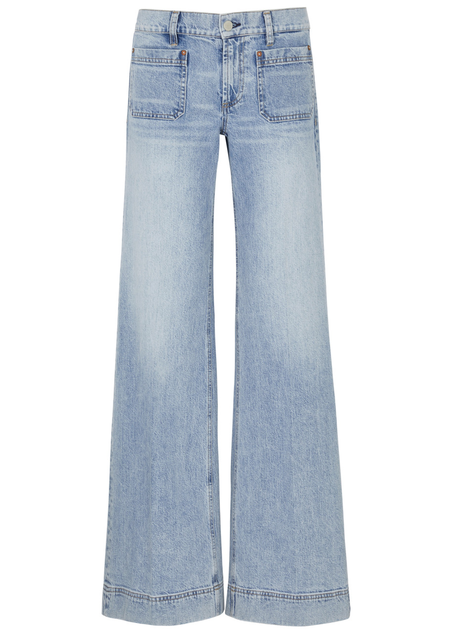 Alice + Olivia Livi Wide-leg Jeans - Blue - W30
