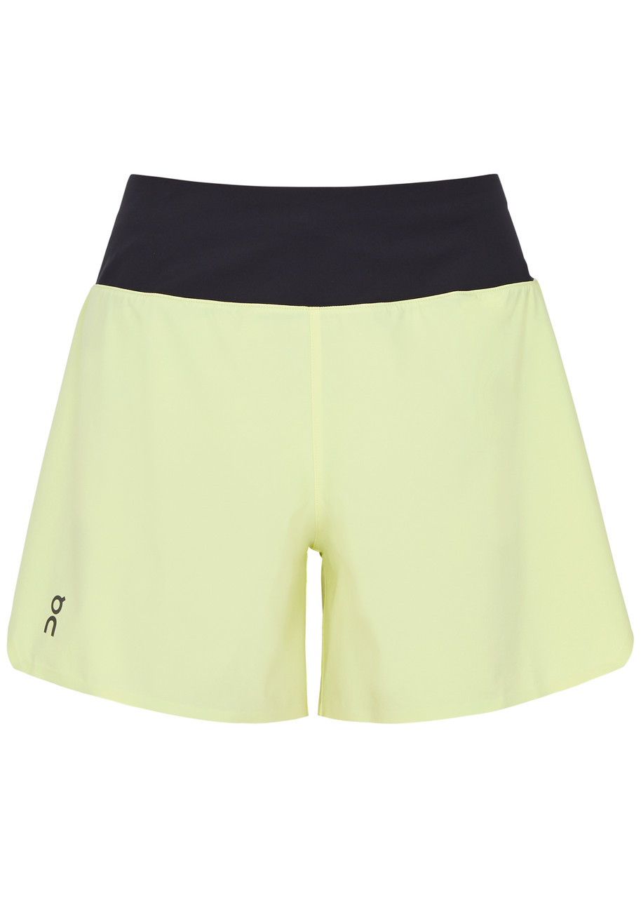 On Running Running Stretch-nyl Shorts In Yellow