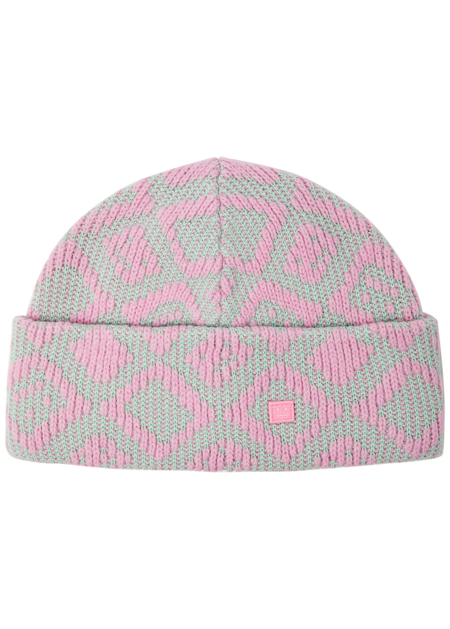 Acne Studios Konny Cotton-blend Beanie - Pink