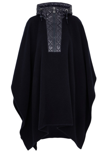 【MONCLER】HOODED WOOL CAPE●K20933G00002M7148P77 959085_NAVY_1__37043.