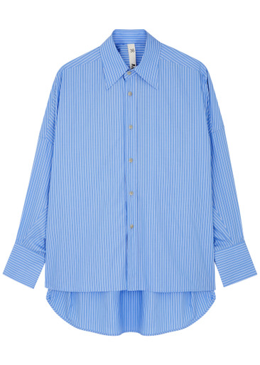 PETAR PETROV Striped cotton-poplin shirt | Harvey Nichols