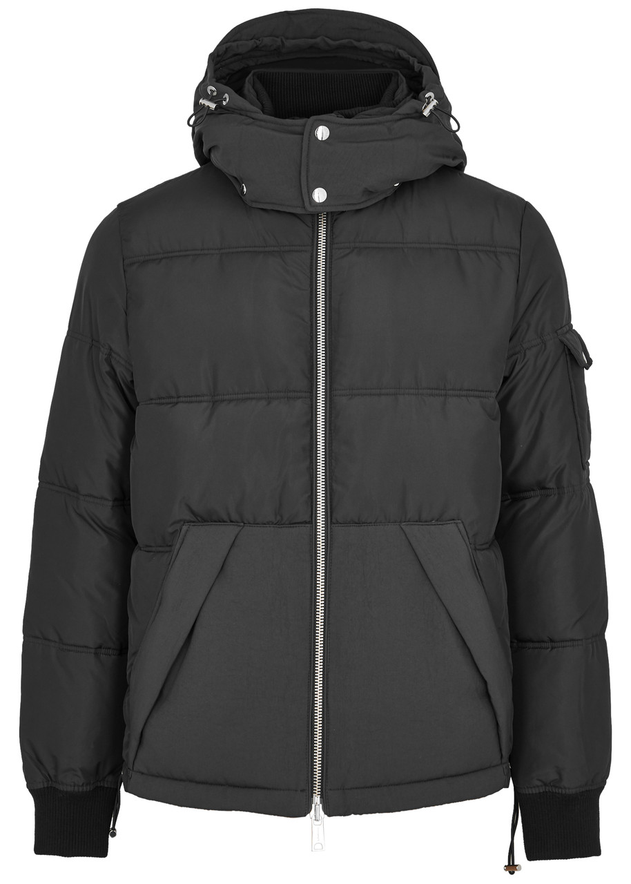 Alpha Tauri Otace Quilted Shell Jacket In Black