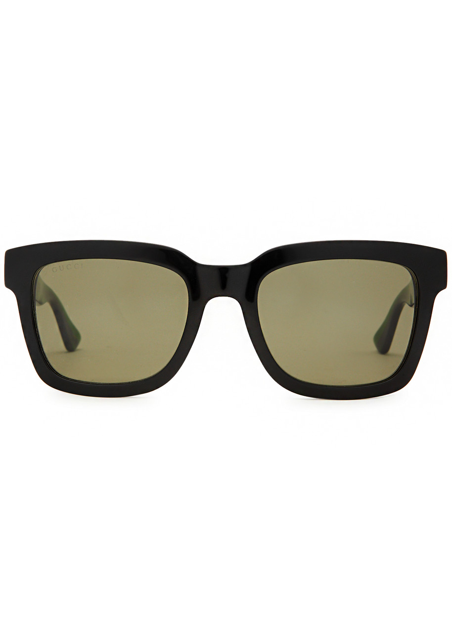  Gucci Square-frame Sunglasses - Black 