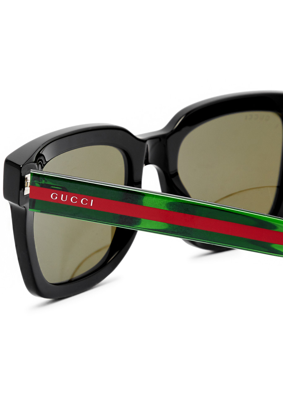  Gucci Square-frame Sunglasses - Black 
