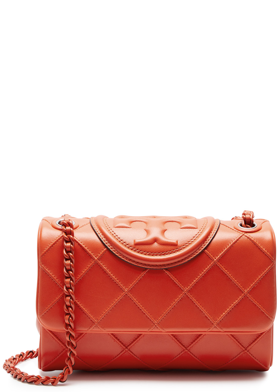 Tory Burch Fleming Small Leather Shoulder bag - Red - One Size