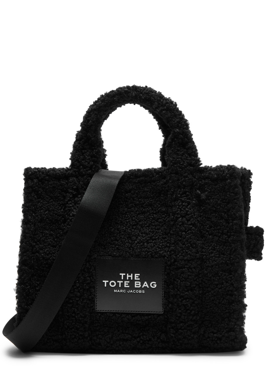 Marc Jacobs The Tote Medium Faux Shearling Tote In Black