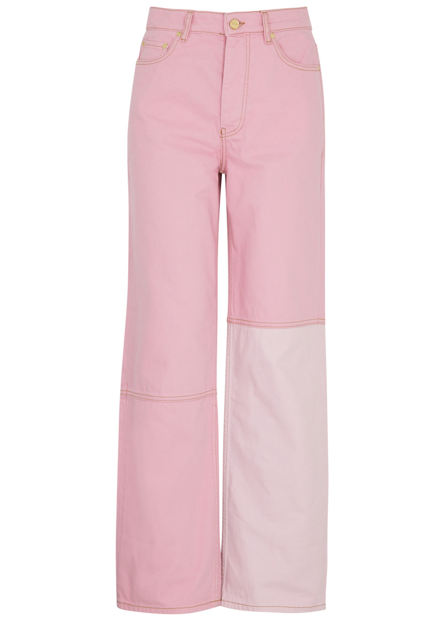 GANNI IZEY COLOUR-BLOCKED JEANS